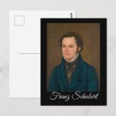 Franz Schubert Briefkaart (Voorkant / Achterkant)