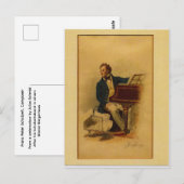 Franz Schubert door Julius Schmid Briefkaart (Voorkant / Achterkant)