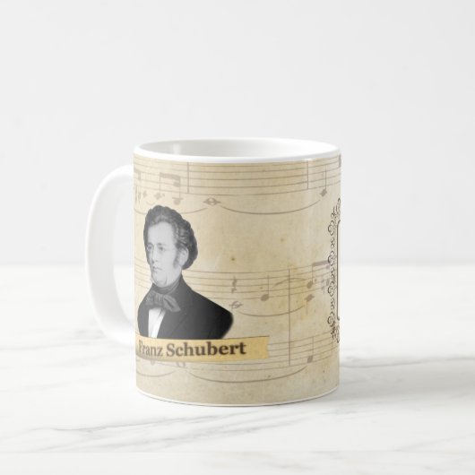 Franz Schubert Historische Mok (Voorkant links)