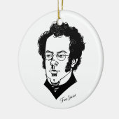 Franz Schubert Keramisch Ornament (Links)