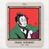 Franz Schubert Mousepad Muismat (Voorkant)