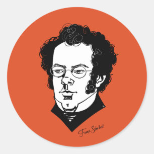 Franz Schubert Ronde Sticker