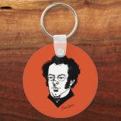 Franz Schubert Sleutelhanger (Voorkant)