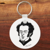 Franz Schubert Sleutelhanger (Voorkant)
