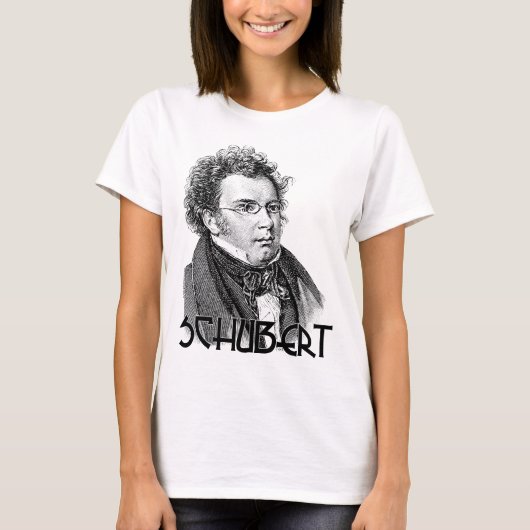 Franz Schubert T-shirt (Voorkant)