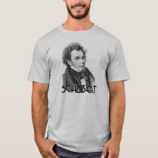 Franz Schubert T-shirt (Voorkant)