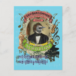 Franz Schubird Funny Bird Composer Schubert Briefkaart