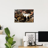 Franz Snyder A Game Stall Poster (Thuiskantoor)