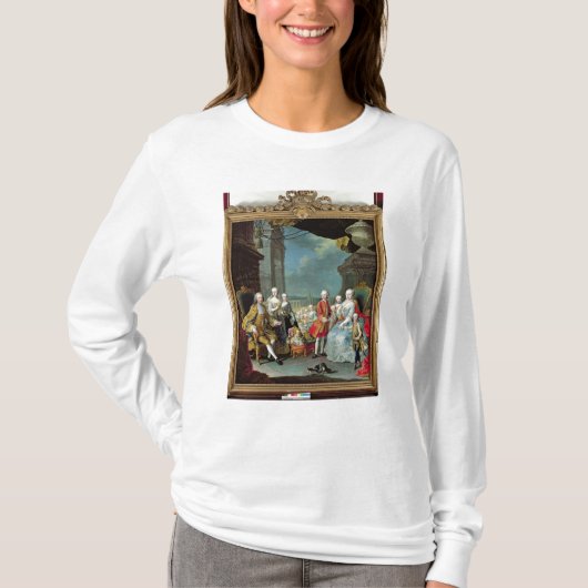 Franz Stephan I met zijn vrouw Marie-Therese T-shirt (Voorkant)