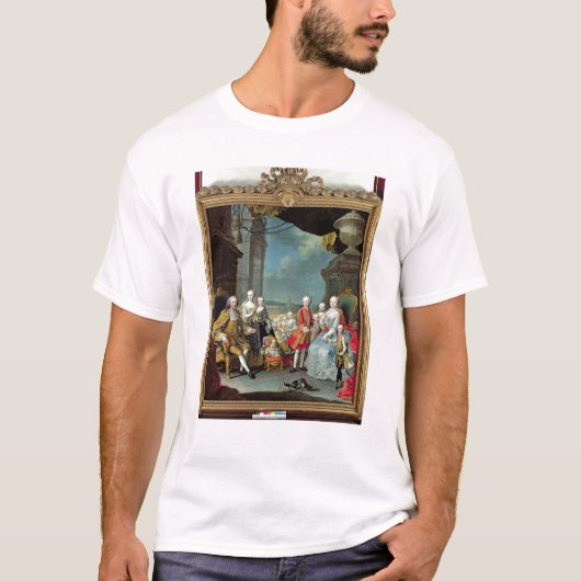 Franz Stephan I met zijn vrouw Marie-Therese T-shirt (Voorkant)