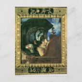 Franz von Stuck - Bestrijdende amazon Briefkaart (Voorkant)