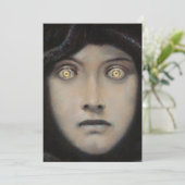 Franz von Stuck - hoofd van Medusa Kaart (Staand voorkant)