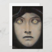 Franz von Stuck - hoofd van Medusa Kaart (Voorkant / Achterkant)