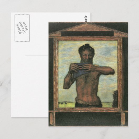 Franz von Stuck - Pan Briefkaart (Voorkant / Achterkant)