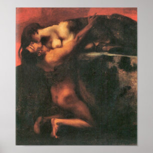 Franz von Stuck - The Kiss of the Sphinx Poster