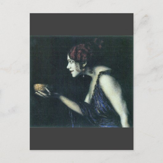Franz von Stuck - Tilla Durieux als Circe Briefkaart (Voorkant)