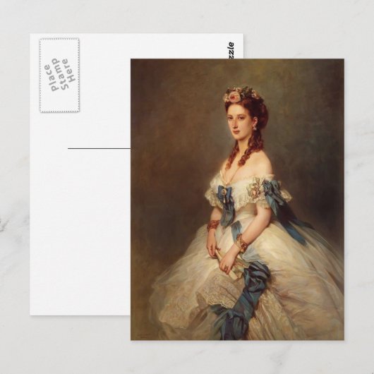 Franz Winterhalter-Alexandra, Princess of Wales Briefkaart (Voorkant / Achterkant)