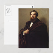 Franz Winterhalter- Alfred Emilien Briefkaart (Voorkant / Achterkant)