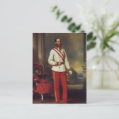 Franz Winterhalter-Austrian Emperor & Maria Teresa Briefkaart (Staand voorkant)