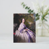 Franz Winterhalter- Countess Alexander Lamsdorff Briefkaart (Staand voorkant)