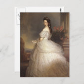 Franz Winterhalter- Elizabeth, Empress of Austria Briefkaart (Voorkant / Achterkant)