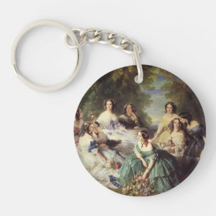 Franz Winterhalter-Empress Eugenie met haar Dames Sleutelhanger