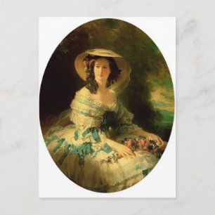 Franz Winterhalter- Eugénie de Montijo Briefkaart