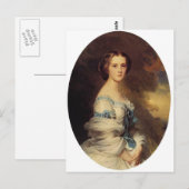 Franz Winterhalter- Melanie de Bussiere Briefkaart (Voorkant / Achterkant)