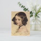 Franz Winterhalter-Pincess Clothilde Saxen Coburg Briefkaart (Staand voorkant)