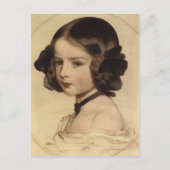 Franz Winterhalter-Pincess Clothilde Saxen Coburg Briefkaart (Voorkant)