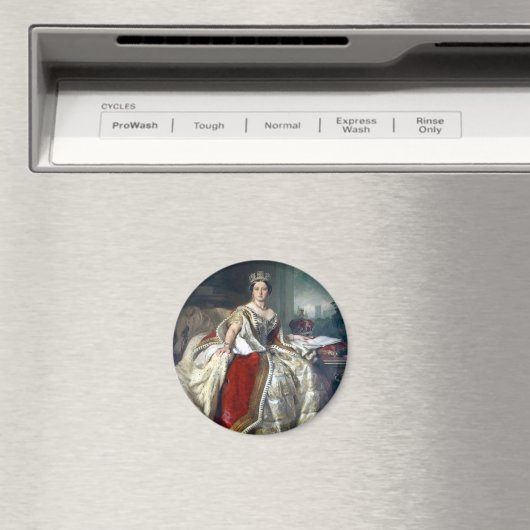 Franz Winterhalter Portrait Queen Victoria Magneet (Insitu (Vaatwasser))