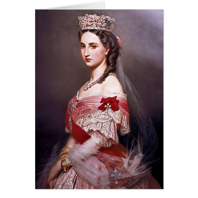 Franz Winterhalter-Portrait van Charlotte, België (Voorkant)