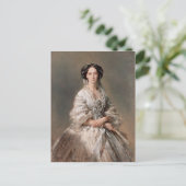 Franz Winterhalter- Portret van Empress Maria Briefkaart (Staand voorkant)