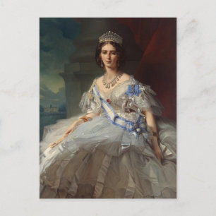 Franz Winterhalter- Portret van prinses Tatiana Briefkaart