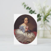 Franz Winterhalter- Princess Charlotte van België Briefkaart (Staand voorkant)