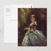 Franz Winterhalter- Princess Elizabeth Belosselsky Briefkaart (Voorkant / Achterkant)