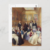 Franz Winterhalter-Queen Victoria & Prince Albert Briefkaart (Voorkant / Achterkant)