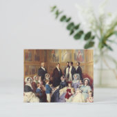 Franz Winterhalter Queen Victoria & Prince Albert Briefkaart (Staand voorkant)