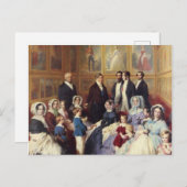 Franz Winterhalter Queen Victoria & Prince Albert Briefkaart (Voorkant / Achterkant)