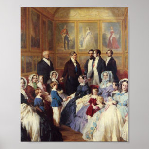Franz Winterhalter Queen Victoria & Prince Albert Poster