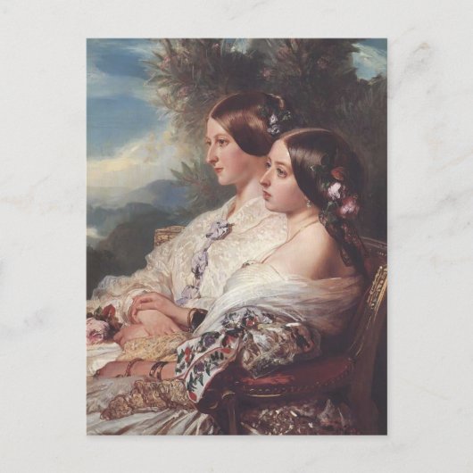 Franz Winterhalter- The Cousins Briefkaart (Voorkant)