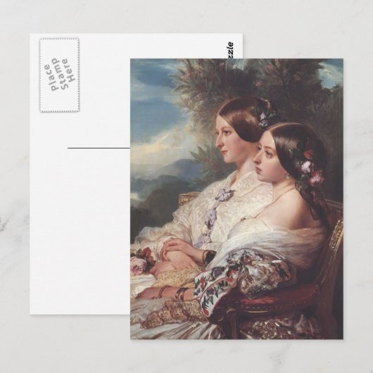 Franz Winterhalter- The Cousins Briefkaart (Voorkant / Achterkant)