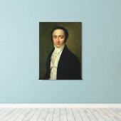 Franz Xaver Mozart, later bekend als Wolfgang Canvas Afdruk (Insitu (Houten vloer))