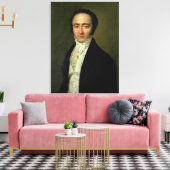 Franz Xaver Mozart, later bekend als Wolfgang Canvas Afdruk (Insitu (Woonkamer))