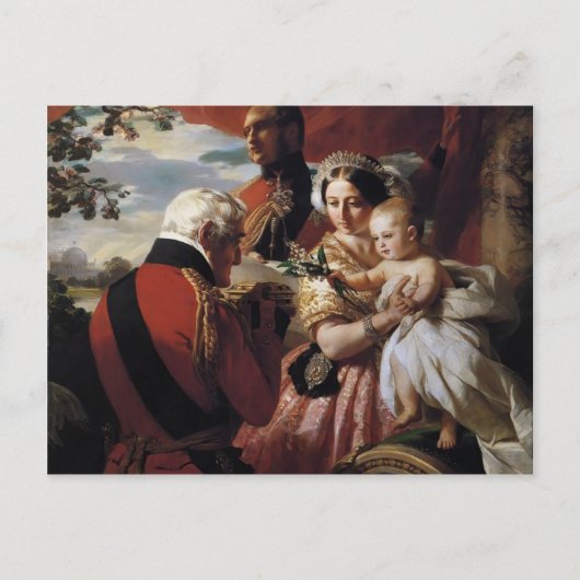 Franz Xaver Winterhalter - Eerste mei Briefkaart (Voorkant)