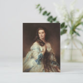 Franz Xaver Winterhalter-Portret van Madame Rimsky Briefkaart (Staand voorkant)