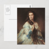 Franz Xaver Winterhalter-Portret van Madame Rimsky Briefkaart (Voorkant / Achterkant)