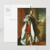 Franz Xaver Winterhalter-Portret van Prins Albert Briefkaart (Voorkant / Achterkant)