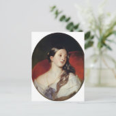 Franz Xaver Winterhalter- Queen Victoria Briefkaart (Staand voorkant)