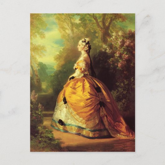 Franz Xaver Winterhalter - The Empress Eugénie Briefkaart (Voorkant)
